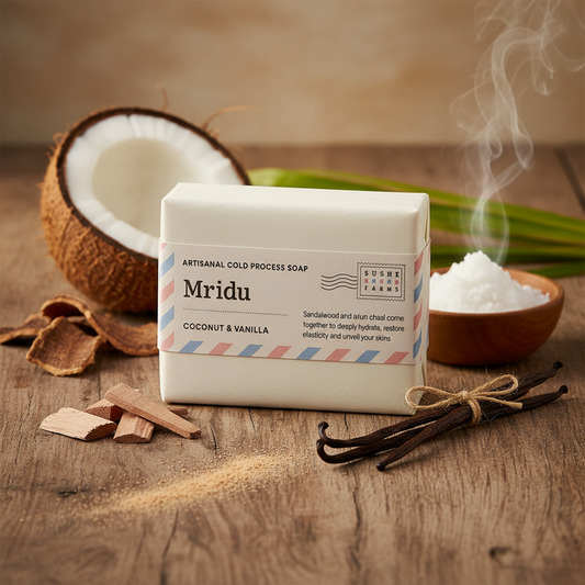 Coconut & Vanilla Cold Pressed Soap – Mridu