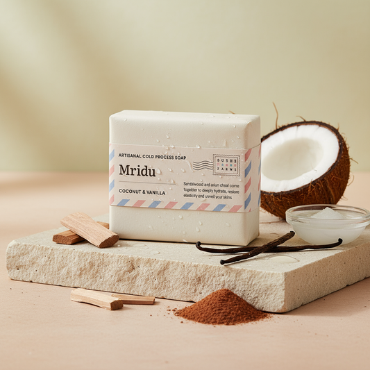 Coconut & Vanilla Cold Pressed Soap – Mridu